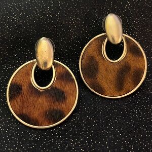 Patricia Nash Leopard Earrings